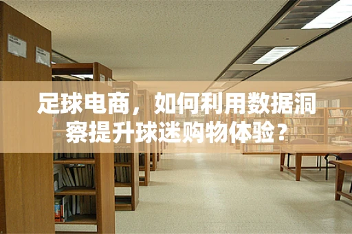 足球电商，如何利用数据洞察提升球迷购物体验？
