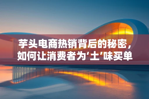 芋头电商热销背后的秘密，如何让消费者为‘土’味买单？