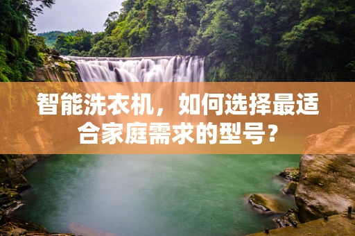 智能洗衣机，如何选择最适合家庭需求的型号？