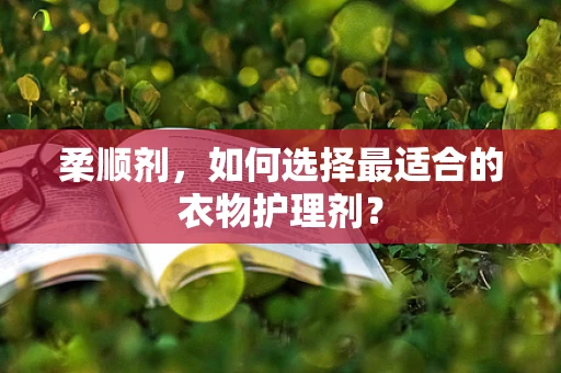 柔顺剂，如何选择最适合的衣物护理剂？