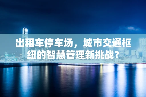 出租车停车场，城市交通枢纽的智慧管理新挑战？