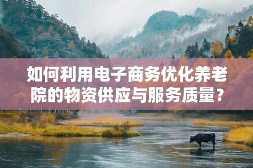 如何利用电子商务优化养老院的物资供应与服务质量？