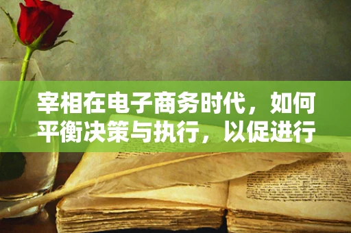 宰相在电子商务时代，如何平衡决策与执行，以促进行业发展？