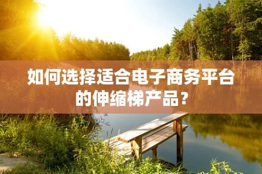 如何选择适合电子商务平台的伸缩梯产品？