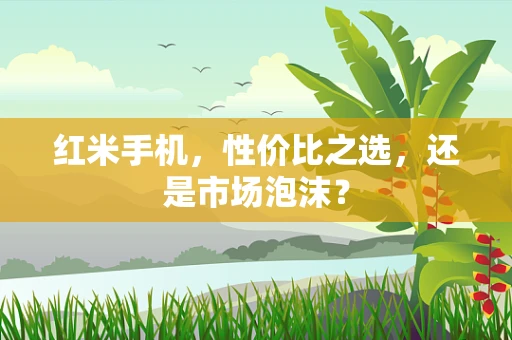 红米手机，性价比之选，还是市场泡沫？