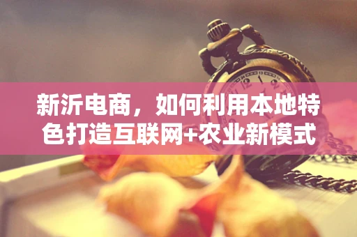 新沂电商，如何利用本地特色打造互联网+农业新模式？