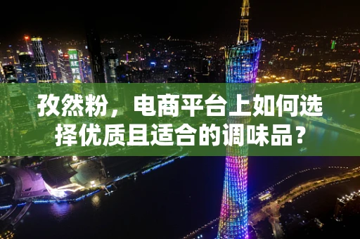 孜然粉，电商平台上如何选择优质且适合的调味品？