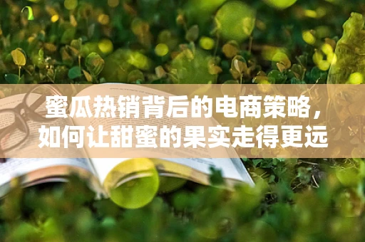 蜜瓜热销背后的电商策略，如何让甜蜜的果实走得更远？
