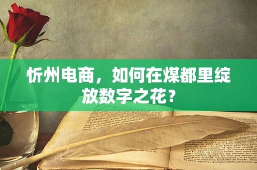 忻州电商，如何在煤都里绽放数字之花？