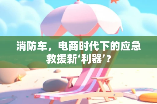 消防车，电商时代下的应急救援新‘利器’？
