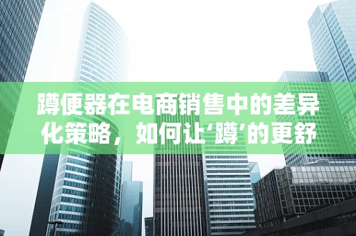 蹲便器在电商销售中的差异化策略，如何让‘蹲’的更舒适？