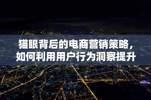 猫眼背后的电商营销策略，如何利用用户行为洞察提升在线购票体验？