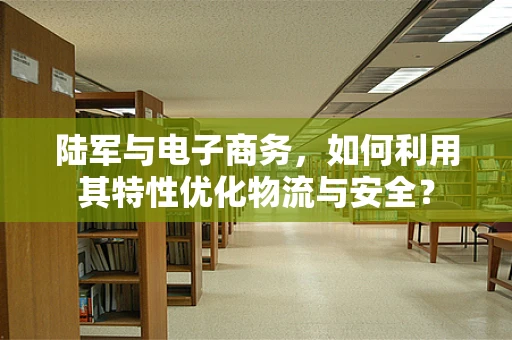 陆军与电子商务，如何利用其特性优化物流与安全？