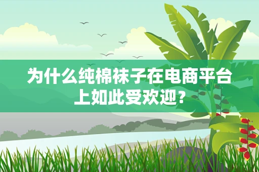 为什么纯棉袜子在电商平台上如此受欢迎？
