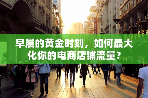 早晨的黄金时刻，如何最大化你的电商店铺流量？