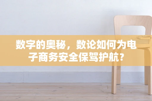 数字的奥秘，数论如何为电子商务安全保驾护航？