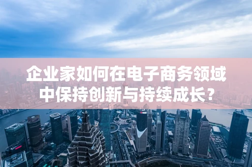 企业家如何在电子商务领域中保持创新与持续成长？