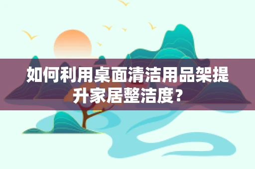 如何利用桌面清洁用品架提升家居整洁度？