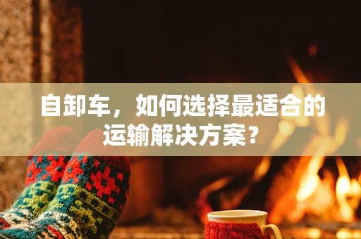 自卸车，如何选择最适合的运输解决方案？