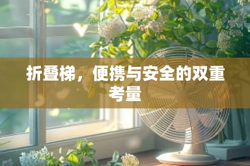 折叠梯，便携与安全的双重考量