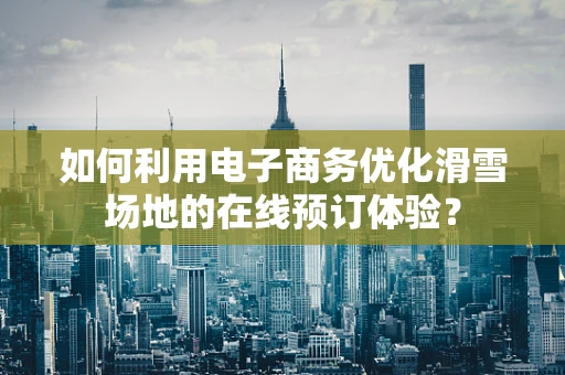 如何利用电子商务优化滑雪场地的在线预订体验？