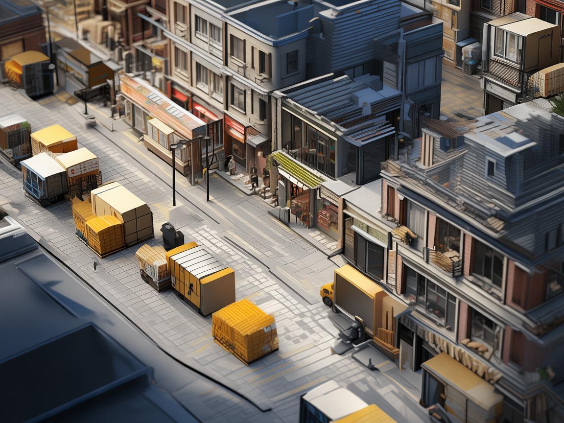 街道布局如何影响电商物流的效率？